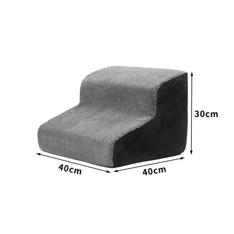 Pet Stairs — Foam Steps for Sofa, Bed & Car | Easy Climb for Small Dogs, Cats & Senior Pets