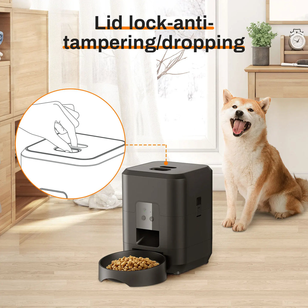 Smart WiFi Automatic Cat Feeder — Timed Meal Dispenser with App Control