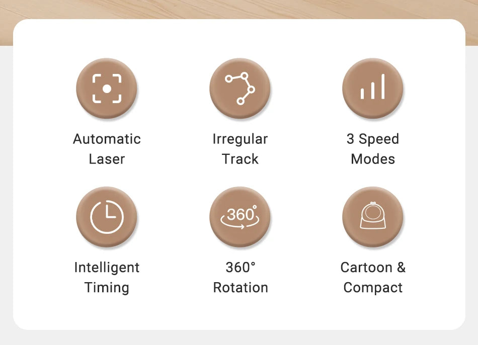 Automatic Interactive Laser Toy for Cats — Hands-Free Chase & Play